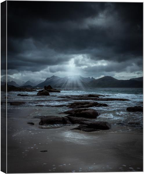 Storm rolling in Canvas Print by Hamperium Photography