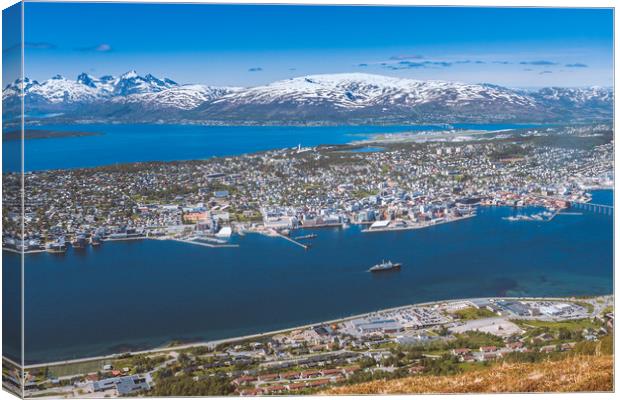 Tromsø, Paris of the north Canvas Print by Hamperium Photography