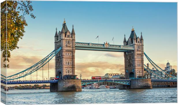 Tower Bridge London Canvas Print by Hamperium Photography