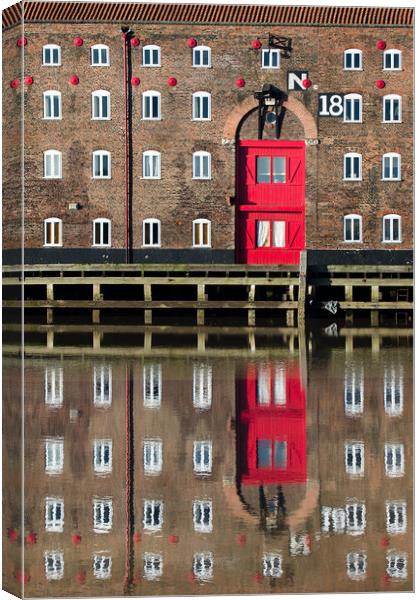 Pease Warehouse Canvas Print by M Meadley