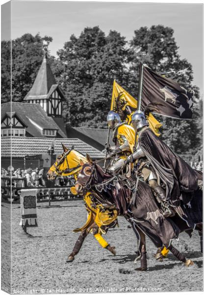 The Knights of Middle England Canvas Print by Ian Haworth