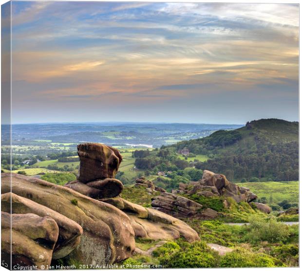 The Roaches 2 Canvas Print by Ian Haworth