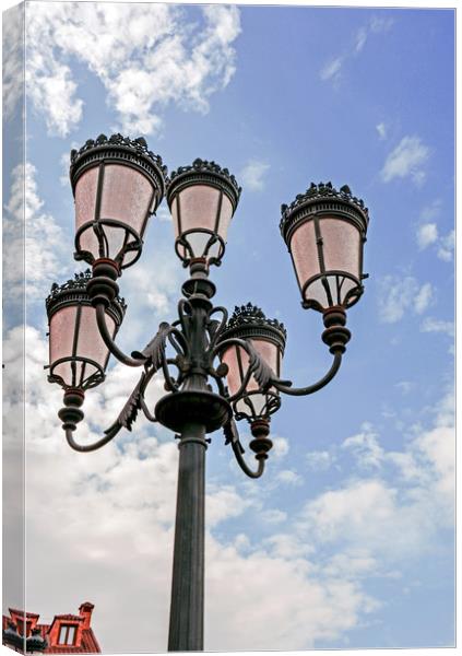 Street lamps by day Canvas Print by Igor Krylov