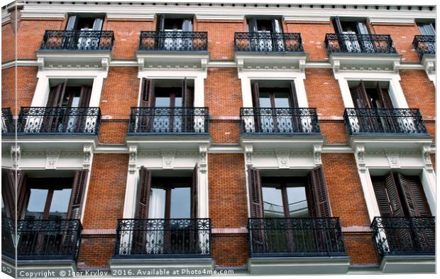 Balconies Canvas Print by Igor Krylov