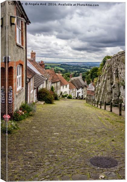 Gold Hill Canvas Print by Angela Aird