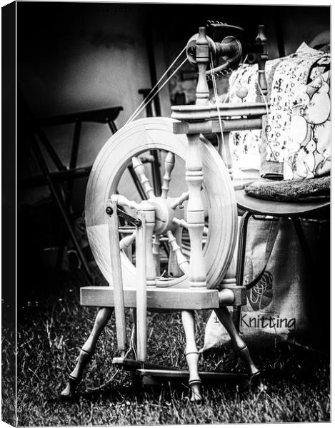 The Spinning Wheel. Canvas Print by Angela Aird