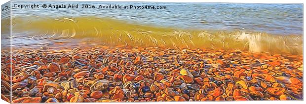 Pebbles. Canvas Print by Angela Aird