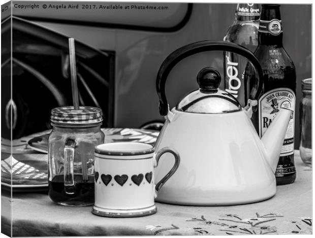 Time for Tea. Canvas Print by Angela Aird