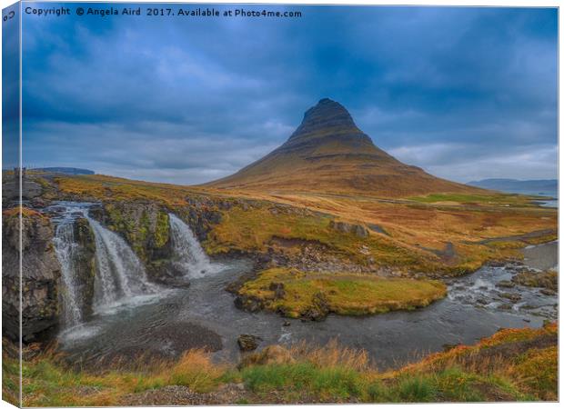 Kirkjufell. Canvas Print by Angela Aird