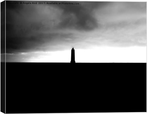 The lighthouse. Canvas Print by Angela Aird