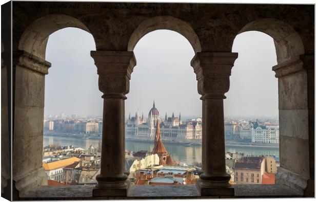 Budapest Life. Canvas Print by Angela Aird