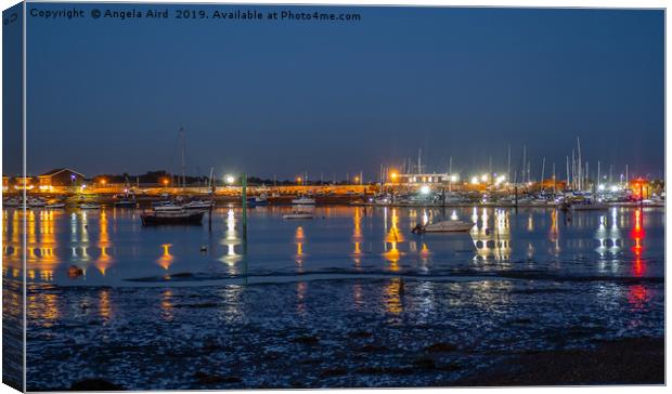 Langstone Harbour. Canvas Print by Angela Aird