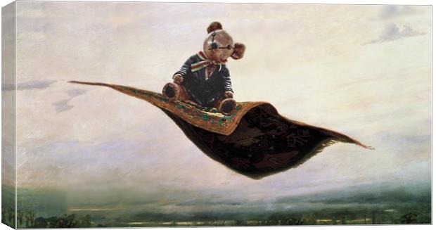 Flying Bear Canvas Print by Henry Horton