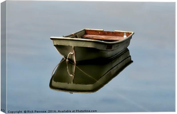 The Boat At Sunny Corner Canvas Print by Rick Penrose