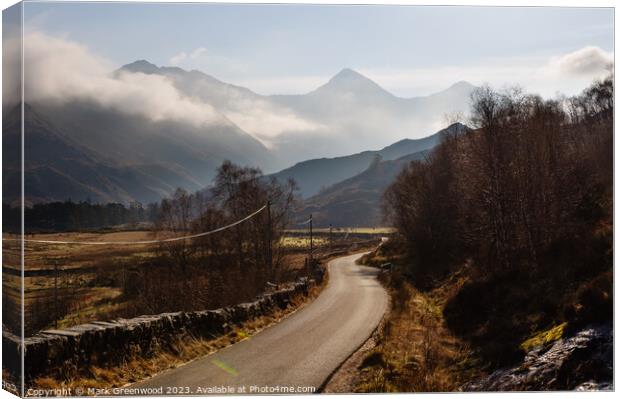 The Sisters of Kintail Canvas Print by Mark Greenwood