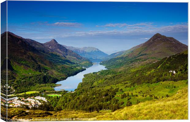 Serenity of Loch Leven Canvas Print by Mark Greenwood