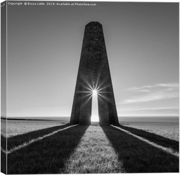 Sunrise at Kingswear Daymark Tower Canvas Print by Bruce Little