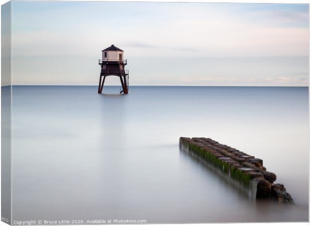 Serenity at the Dovercourt Lighthouse Canvas Print by Bruce Little