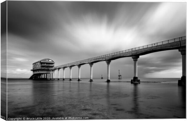Long exposure of Bembridge lifeboat station Canvas Print by Bruce Little