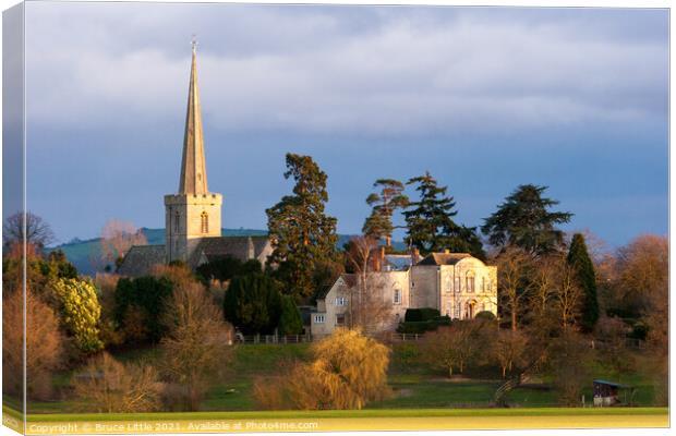 Bredon in golden hour Canvas Print by Bruce Little