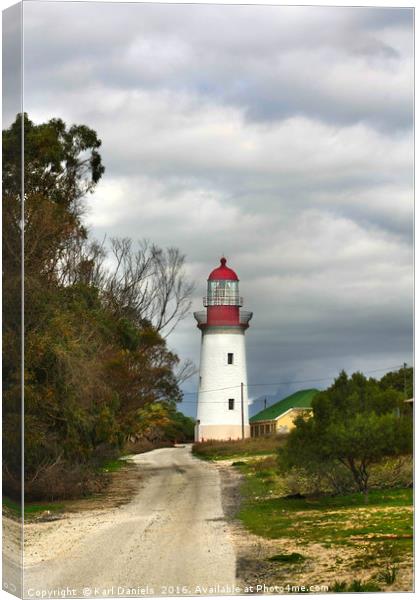 Robben Island Lighthouse Canvas Print by Karl Daniels