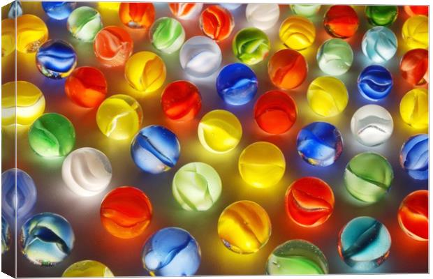 Marbles and Light Canvas Print by Jim Hughes
