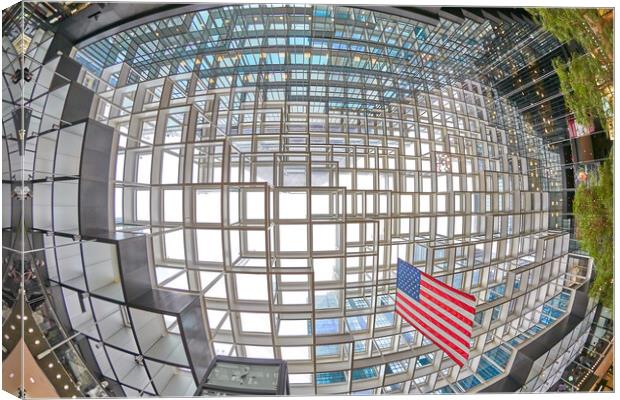 IDS Center Crystal Court Canvas Print by Jim Hughes