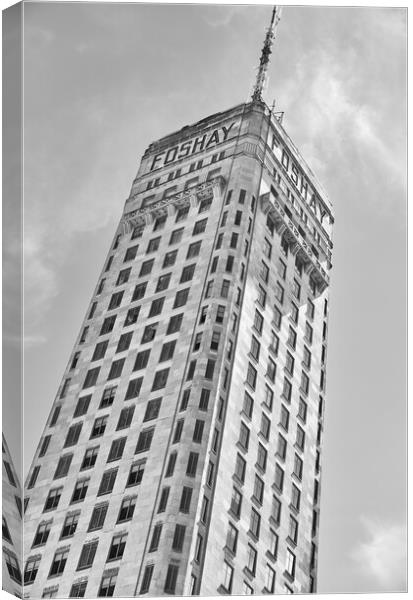 Foshay Tower, Minneapolis Canvas Print by Jim Hughes