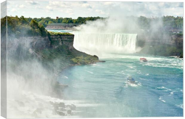 Horseshoe Falls at Niagara Canvas Print by Jim Hughes