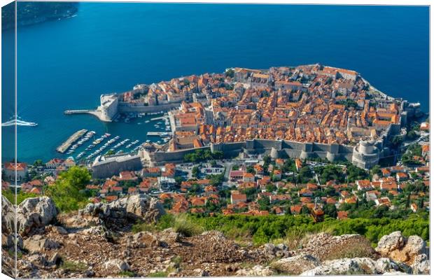 Dubrovnik Canvas Print by Tony Bishop