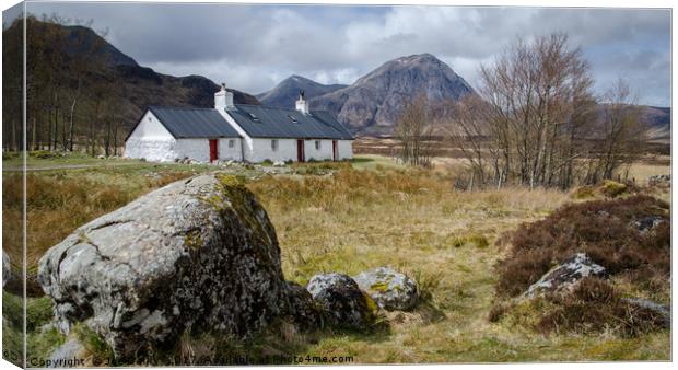Majestic Views of Black Rock Cottage Canvas Print by Joe Dailly