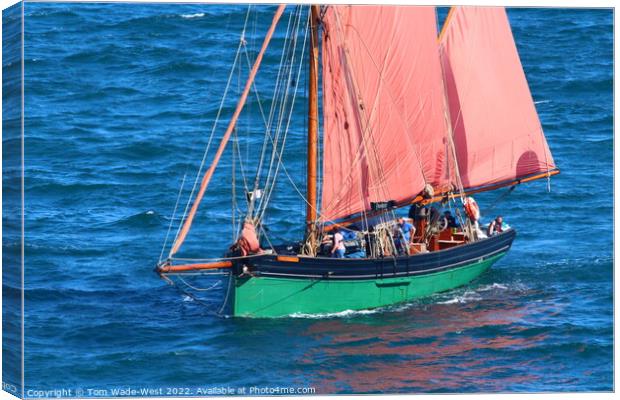 Brixham Trawler Provident Canvas Print by Tom Wade-West