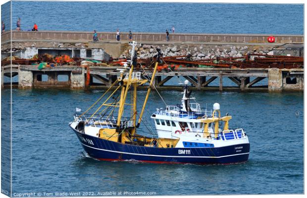 Fishing Trawler Catherina Canvas Print by Tom Wade-West