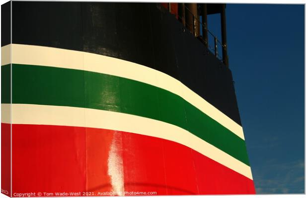 BP Shipping Funnel Colours Canvas Print by Tom Wade-West