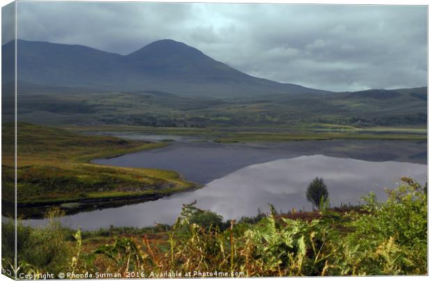 Loch Achanalt Canvas Print by Rhonda Surman