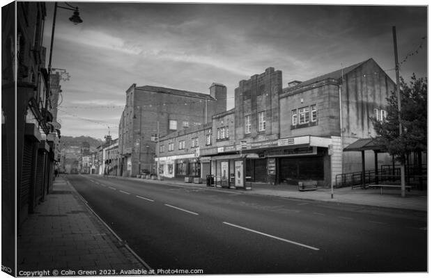 Wharf Street, Sowerby Bridge Canvas Print by Colin Green