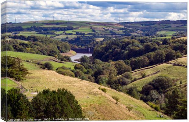 The Ryburn Valley Canvas Print by Colin Green