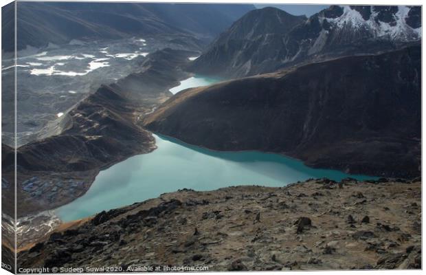 Outdoor mountain Canvas Print by Sudeep Suwal