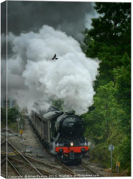 The Flying Scotsman Canvas Print by Brian Pearce