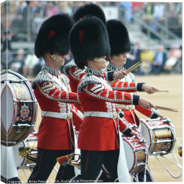 The Queens Guard Band Canvas Print by Brian Pearce