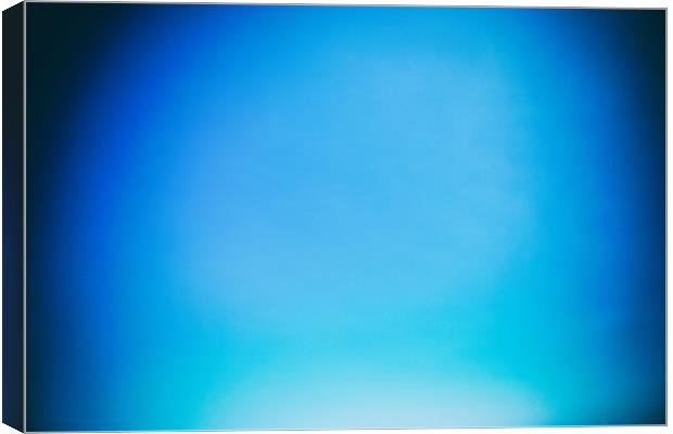 Blue Clear Sky Abstract With Copyspace Canvas Print by Radu Bercan
