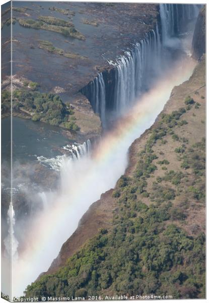 Victoria Falls Canvas Print by Massimo Lama