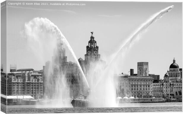 Liverpool waterfront Canvas Print by Kevin Elias