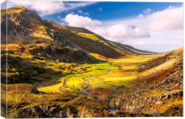Welsh valley Canvas Print by Kevin Elias