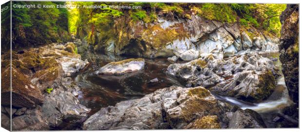 Betws y coed fairy glen Canvas Print by Kevin Elias