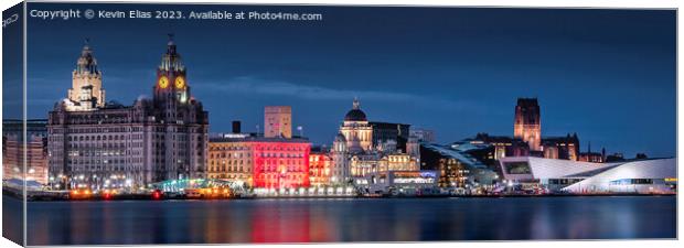 Liverpool waterfront Canvas Print by Kevin Elias