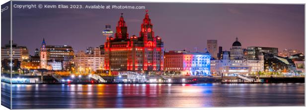 Liverpool skyline Canvas Print by Kevin Elias