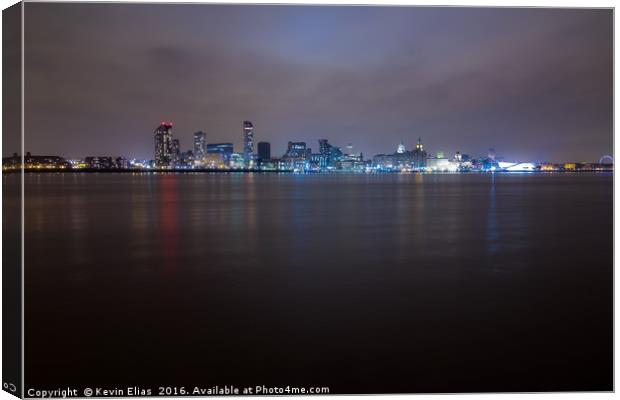 Liverpool waterfront Canvas Print by Kevin Elias