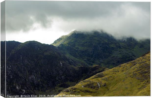 Snowdon mountain Canvas Print by Kevin Elias