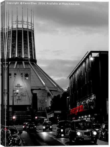 Hope street Liverpool Canvas Print by Kevin Elias